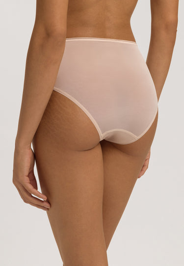 Smooth Illusion Semi-Transparent Tulle Full Briefs | Beige 70845-274